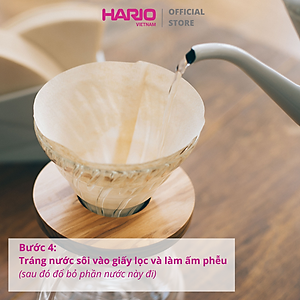 Giấy lọc cà phê Hario 100 cái (V60-VCF-01-100W)