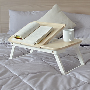 Bàn Gỗ Gấp Gọn Đa Năng Arize Bandiz Wood Bed Table 