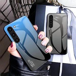 Ốp lưng kính cường lực cho Samsung Galaxy S23 / S23 Ultra / S23 Plus / S23+ hiệu HOTCASE Gradient Case chống sốc chống va đập, hiệu ứng gradient theo góc nhìn, chống sốc cực tốt, chất liệu cao cấp - hàng nhập khẩu