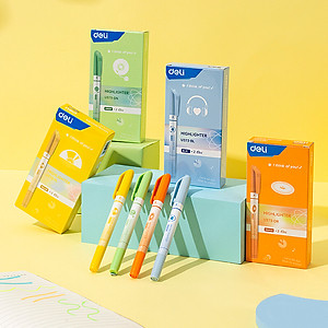 [Sơn Tùng M-TP Collection] Bút Nhớ Dòng Bút Note Đánh Dấu Dòng Highlight Dạ Quang Pastel BST Limited Deli - Phù Hợp Học Sinh Văn Phòng - CU373