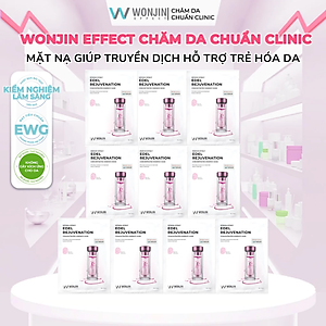 Combo 10 Mặt Nạ Truyền Dịch Nâng Cơ Trẻ Hóa Da WonJin Effect Edel Rejuvenation Mask 30g