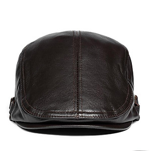 Mũ beret nam - Nón bê rê nam da cừu cao cấp BHY1965 đủ size, dễ điều chỉnh độ rộng