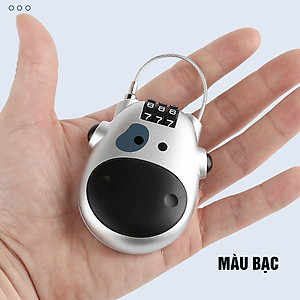 Khóa dây mật mã cáp thép chống trộm mini Minh House