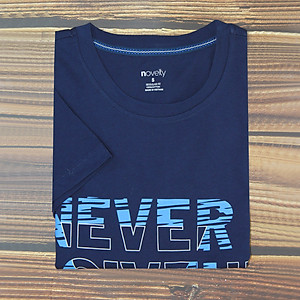 Áo thun nam cổ tròn NOVELTY vải Cotton co giãn,dày dặn 210146N