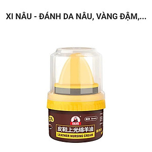 Xi Đánh Bóng Giày Da Làm Bóng Nhanh Đồ Da, Xi Kem Dưỡng Da Có Đầu Mút Hỗ Trợ MÀU ĐEN 1 HỘP