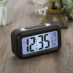 Đồng hồ điện tử để bàn có đèn led đa chức năng  206758