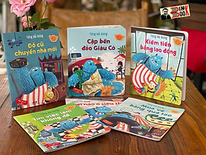 (Trọn bộ 6 cuốn) QUẢN TRỊ TIỀN BẠC TỪ NHỎ (Cập bến đảo Giàu có; Múa vé bằng quả táo; Tìm việc làm không dễ; Kiếm tiền bằng lao động; Đại náo ở siêu thị; Đồ cũ chuyển nhà mới) – Tống Hải Đông – Khánh Nguyên dịch – Nhã Nam – NXB Dân Trí (Bìa mềm)