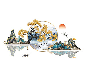 Sticker Giấy Dán Tường Decal Dán tường Tranh Dán Tường Trang Trí Tường Mẫu ZH-1019