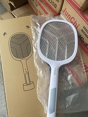 Vợt muỗi kiêm đèn bắt muỗi 2 trong 1 Hataca ( Hàng chính hãng)