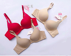 Áo Lót Nữ, Áo Ngực Mút Kép Dày Siêu Nâng Ngực Chất Su Lụa Mềm Mát Anny Thái Lan 902