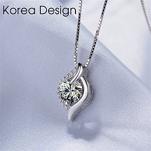 Dây Chuyền Nữ Bạc Đính Đá Diamond Cao Cấp - DC0000009 - Vòng Cổ Nữ S925 Họa Tiết Sang Chảnh, Quý Phái