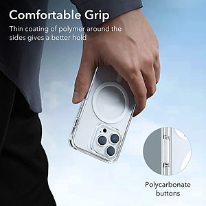 Ốp lưng chống sốc trong suốt hỗ trợ sạc Maqsafe cho iPhone 14 Pro / 14 Pro Max hiệu HOTCASE memumi Maqsafe Magetic Case siêu mỏng 1.5mm, độ trong tuyệt đối, chống trầy xước, chống ố vàng, tản nhiệt tốt - Hàng nhập khẩu