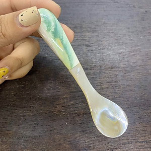 Thìa vỏ xà cừ - đuôi ốc biển cao cấp (CTH739) An kem/xúc gia vị/thìa cafe - An toàn cho sức khỏe 