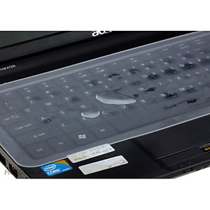 Miếng phủ bàn phím chống bụi, chống nước cho laptop bằng silicon, tấm phủ bàn phím laptop 15-17 inch