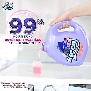 Túi Nước Giặt Xả Maxkleen Hương Vườn Sớm Mai (3.8kg)