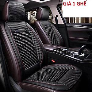 Áo ghế, tấm lót ghế Hạt gỗ cao cấp - chống nóng, chống trượt - dùng cho ô tô, xe hơi, văn phòng