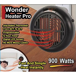 Quạt sưởi mini treo tường hoặc để bàncông suất 900W