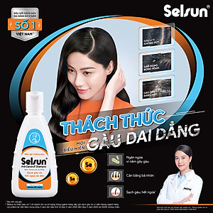 Dầu gội Selsun chống gàu, sạch gàu & hết ngứa da đầu Selsun Anti-Dandruff Shampoo 100ml