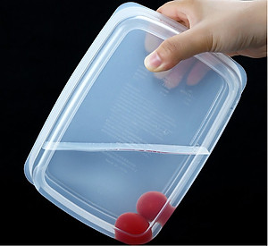 Combo 02 Hộp bảo quản thực phẩm Nakaya hình chữ nhật dẹt - Nội địa Nhật