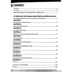 Sách Kỹ Năng Học Tập Thành Công Ở Bậc Cao Đẳng, Đại Học 2 Những Kỹ Năng Học Thuật