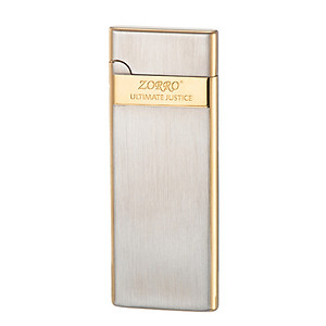 Vỏ Hột Quẹt Bật Lửa Gas Đá Nhỏ Gọn Siêu Mỏng Zorro Z636 Thiết Kế Đẹp Độc Lạ - Dùng Gas Đá Cao Cấp