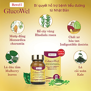 Thực phẩm chức năng hỗ trợ điều trị tiểu đường từ Nhật Bản Bewel Glucowel 