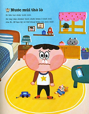 Sách Chơi mà học 3+ - Thổi bay cơn ốm