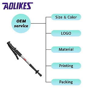 Gậy Leo Núi AOLIKES A-3401 Hợp Kim Nhôm Siêu Nhẹ, Bền Bỉ Vượt Trội
