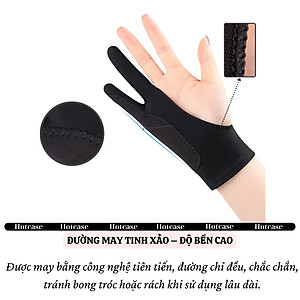 [Chống chạm nhầm] Găng tay hoạ sĩ hiệu HOTCASE bản đặc biệt 3 lớp hỗ trợ vẽ trên trên cho điện thoại, cho iPad, máy tính bảng, cho wacom cho iPhone - Hàng nhập khẩu