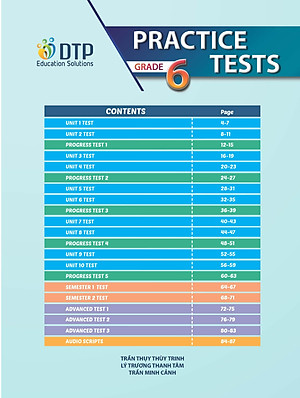 Practice Test Grade 6