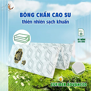 Nệm Cao Su Bông Kim Cương Eufiber Advanced