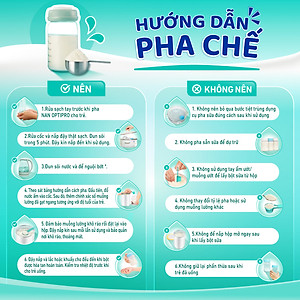 Bộ 3 Lon Sữa bột Nestlé NAN OPTIPRO PLUS 4 1500g/lon Giúp tiêu hóa tốt + Tăng cường đề kháng (2 - 6 tuổi) - Tặng Nồi lẩu điện A2