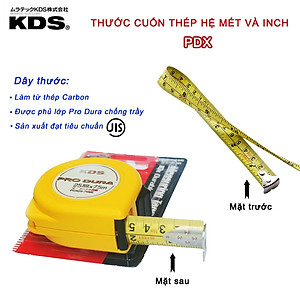 THƯỚC CUỐN THÉP HỆ MÉT VÀ INCH KDS PDX