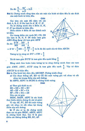 Sách Giải Bài Tập Hình Học Lớp 12 (Chương Trình Chuẩn)