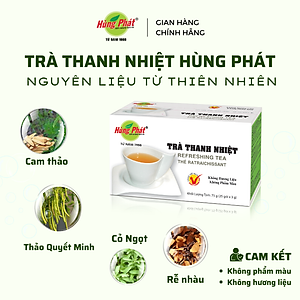 Trà Thanh Nhiệt 25 Gói/Hộp - Refreshing Tea - Thương hiệu Hùng Phát