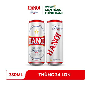 Bia Hanoi Premium phiên bản Tết 2026 - Thùng 24 lon 330ml