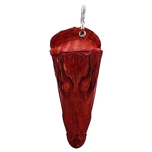 Móc khóa Huy Hoàng đầu cá sấu màu nâu đỏ HT8221