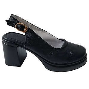 Giày Sandal Cao Gót Da Bò BIGGBEN Cao 8 Phân SDCG130