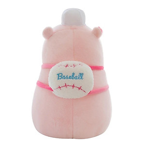 Thú nhồi bông capybara hồng đeo balo dễ thương - Size từ 35cm đến 55cm - Móc khoá gấu bông Capybara