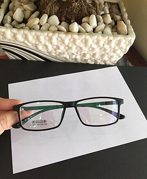 Gọng Kính Cận, Kính Giả Cận Nam Nữ Mắt Vuông Nhựa Dẻo Cao Cấp Hàn Quốc