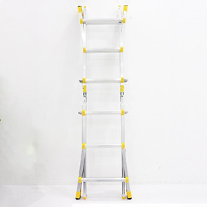 Thang nhôm trượt đa năng JUMBO A403 - Chữ A cao nhất 1.4m, chữ I cao nhất 3.0m, tải trọng 300kg