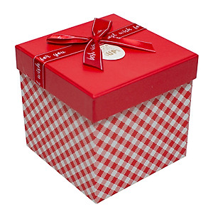 Hộp Quà Vuông V 019 - 12 x 12 x 12 cm - Giao màu ngẫu nhiên