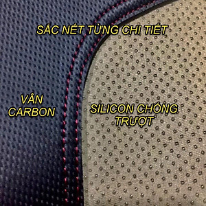 Thảm taplo da vân carbon cao cấp Toyota Raize 2021 - 2022