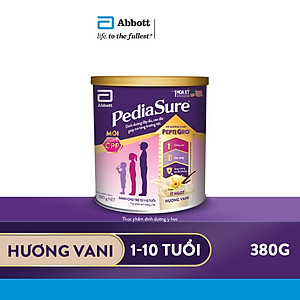 Sữa bột Abbott Pediasure hương vani ít ngọt cho trẻ từ 1 - 10 tuổi (380g)