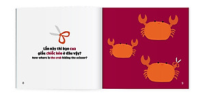 Sách Ehon - Xuống biển xem ai giấu cái gì - Dành cho trẻ từ 0 - 4 tuổi