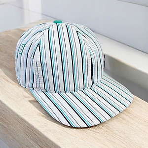 (Hàng VNXK) Nón kết, Mũ lưỡi trai Capo phối vải Denim sọc xanh form chuẩn thời trang 2025 (Ảnh thật)