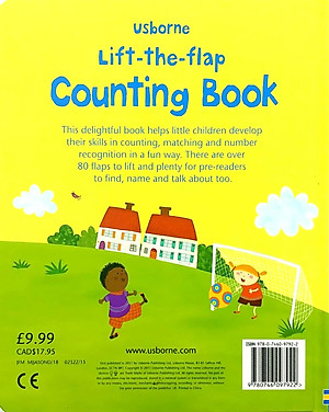 Sách tương tác tiếng Anh - Usborne Lift-The-Flap Counting Book