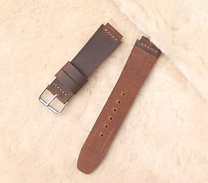 Dây đeo da thay thế đồng hồ Casio AE1200 - Handmade