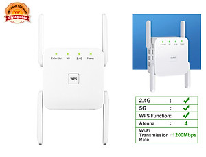 [Tổng Hợp] Bộ kích sóng Wifi xuyên tường 5G 1200Mbps 5GHz Chuyên Dụng Chất Lượng Cao-  Hàng chính hãng
