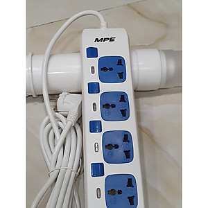 Ổ Cắm Di Động MPE AM5S-2USB Hàng Chính Hãng